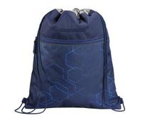 coocazoo Turnbeutel „Blue Motion”, blau, mit Reißverschlussfach und Kordelzug, reflektierende Elemente, Schlaufen zur Befestigung am Schulrucksack, 10 Liter, ab der 3. Klasse