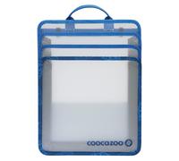 coocazoo Faltbare Heftbox, Blue, blau, mit Tragegriff, platzsparend mit ausziehbaren Seiten, Heftordner für Schulrucksäcke, ab der 3. Klasse