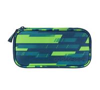 coocazoo - Schlampermäppchen, Lime Stripe grün/natur