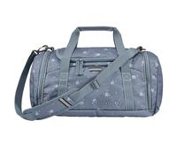 coocazoo Sporttasche „Bloomy Daisy”, hellgrau, Hauptfach, Nasswäschefach, Seitentasche, Reflektoren, 20 Liter, ab der 3. Klasse