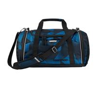 coocazoo Sporttasche „Electric Ice”, schwarz-blau, Hauptfach, Nasswäschefach, Seitentasche, Reflektoren, 20 Liter, ab der 3. Klasse