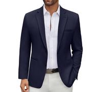 COOFANDY Herren Casual Sakko Sport Freizeit 2 Knöpfe Anzugjacke | Modernes Design,Klassischer Revers,Leichtes atmungsaktives Material,für Business, Hochzeit,Minimalistischer Stil