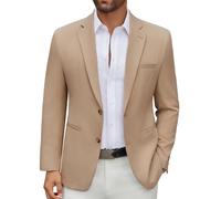 COOFANDY Herren Casual Sakko Sport Freizeit 2 Knöpfe Anzugjacke | Modernes Design,Klassischer Revers,Leichtes atmungsaktives Material,für Business, Hochzeit,Minimalistischer Stil