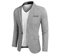 COOFANDY Men's Casual Blazer Suit Jackets Slim Fit One Button Business Sport Coats