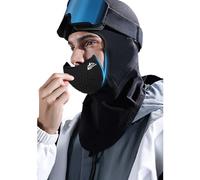 Coogime SKI Balaclava Herren Damen - Magnetischer Winddichter Ski Gesichtsschutz mit Abnehmbarer Maske - Sturmhaube für Ski, Snowboard, Motorrad, Wandern (Schwarz, M)