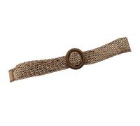 COOKOE Strohgürtel Frauen Geflochtene Taille Übergröße Damen Gürtel für Frauen Schnalle Boho Breite Kummerbunds Zopf Gürtel