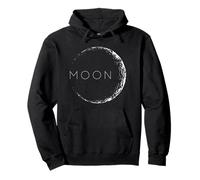 Cool Abstract Moon Illustration Novelty Graphic Designs Pullover Hoodie