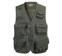 Cool&D Herren Outdoor Weste Ärmellos Jacke Outwear Multi Pockets Weste für Fotografie Angeln
