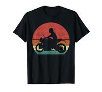 Cool designs for motorcyclists and motor bike fans - Herren T-Shirt - Schwarz - S - Retro - Motorrad - Crew-Ausschnitt - Halbarm - Pullover