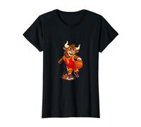 Cool Dribbling Basketball Player Sports Graphic Art Preisgünstiges Grafik-T-Shirt, Damen, Schwarz, XS