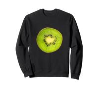 Cool Kiwi Slice Outfit Illustration Novelty Graphic Designs Sweatshirt