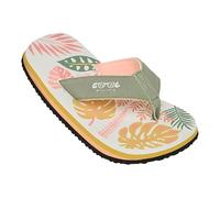COOL shoe corp. Damen Eve Flipflop, Blume, 37/38 EU Weit