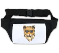 Cool Sunglasses Tiger Thug Life Gürteltasche, Weiß