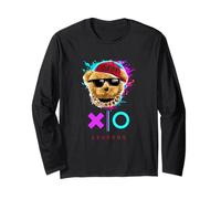 Cool Teddy Bear Boy Illustration Novelty Graphic Designs Langarmshirt