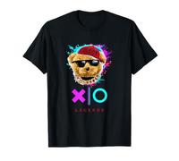Cool Teddy Bear Boy Illustration Novelty Graphic Designs T-Shirt