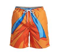 CoolChange Son Goku Shorts | Super Saiyajin Kurze Hose | Manga & Anime Badehose | Orange | Größe: S