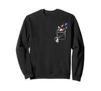 Coole Astronaut Planeten Grafik Weltraum Wissenschaft Jungen Mädchen Kinder Sweatshirt