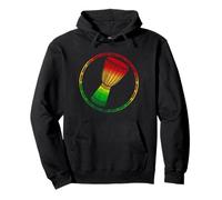Coole Djembe Trommel Kunst für Afrikanische und Reggae Musik Pullover Hoodie
