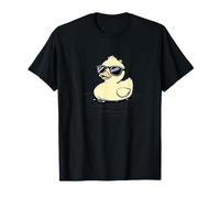 Coole Ente mit Sonnenbrille T-Shirt - Cute Duck Cartoon Tee - T-Shirt