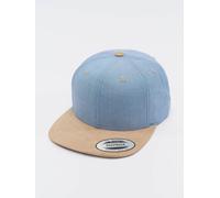 coole Flexfit Unisex Cap 170 g/m² mit Baumwolle Hell-Blau/Beige