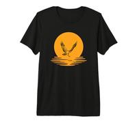 Coole Fliegende Fischadler Vogelbeobachtung Geschenk Männer Frauen Kinder Jugend Premium T-Shirt