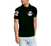 Coole Fun T-Shirts Skull 22 Poloshirt Deadhead Polo, Black, Grösse: L