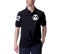 Coole Fun T-Shirts Skull 22 Poloshirt Deadhead Polo, Black, Grösse: M