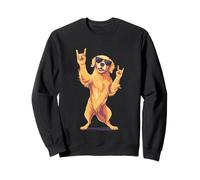Coole Golden Retriever Double Rock Schilder Punk Dog Grafik Sweatshirt