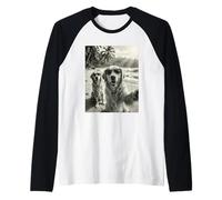 Coole Golden Retriever lustige Raglan
