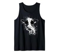 Coole Kuh mit Sonnenbrille Splash Art Tank Top