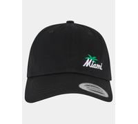 Snapback Cap MISTERTEE "MisterTee Miami Palm Tree Dad Cap", Herren, Gr. onesize, schwarz, 100% Baumwolle, Caps (44521625-0) schwarz