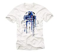 Coole Sachen für Jugendliche Geeks - R2-D2 T-Shirt - Geschenke Star Weiß Größe XXXXXL