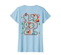 Coole Spielmatte Bauernhof Stadt Track On Back Niedlich Kleinkind Familie T-Shirt