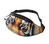Coole Tiger-Bauchtasche für Herren und Damen, modische Hüfttasche, Reise-Crossbody-Tasche mit verstellbarem Gurt, überall Gürteltasche, wasserdichte Brusttasche, Radsporttasche, Geldbörse