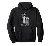 Cooler Otter mit Sonnenbrille & Skateboard Skater Lustiges Tier Pullover Hoodie