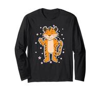 Cooler Tiger tanzen Langarmshirt