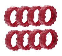 COOLHIYA 8stücke Kofferrollenabdeckungen Aus Silikon Für Gepäckrollen Schützende Hülsen Gegen Kratzer Und Abnutzung Leise Gepäckfußhülsen Für Verschiedene Marken Und Modelle