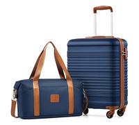COOLIFE Ryanair Kabinenkoffer Set 2tlg - 55x40x20+40x20x36 EasyJet TSA