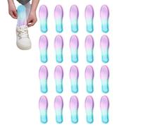 Cooling Insoles - Summer Cool Shoe Pads, Sweat-Wicking Inserts | 10 Pair Pack, Odor Control, Breathable Lightweight Cushioning for Women Men Fishermen Riders Hiking Cycling Fishing Con