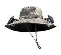 Cooling Sun Hat - Solar Powered Broad Brim, Ventilated Fan Hat for Summer Tasks, Detachable Shade with Airflow Comfort, Outdoor Apparel, Women’s Breeze Cover for Hiking Hunting and Travel Sports