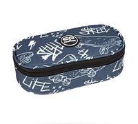 CoolPack Campus Case Pencil Case Large Pencil Case Desk Organiser with Zip Design, multicoloured, School pencil case