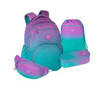 CoolPack - CoolPack CoolPack 4tlg. Rucksack-Set PICK 17 - Blueberry Koffer24