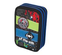 CoolPack Disney Star Wars Etui Jumper 3 - gefülltes Federmäppchen mit 46 Teilen - 3 Fächer - Darth Vader Motiv
