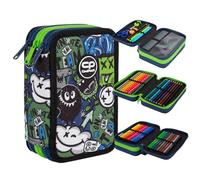 Coolpack F067824, Mäppchen JUMPER 3 Monster Team, Multicolor