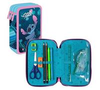 CoolPack Federmäppchen befüllt Jumper 3 Disney Stitch Motiv, 23,0 x 10,0 cm St.