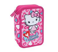 CoolPack Hello Kitty Jumper 3 - Schul-Etui mit 3 Fächern - gefülltes Federmäppchen von Hello Kitty Sweet Leopard
