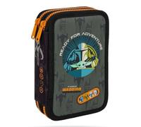 CoolPack Jumper 2 Mandalorian - Gefülltes 2-Fach Federmäppchen mit Mandalorian & Baby Yoda Motiv | Schüleretui für Schule, Freizeit & Kreativarbeiten