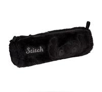 CoolPack Stifteetui Tube Stitch Fluffy - Kuscheliges Federmäppchen für Schule & Alltag (Schwarz)