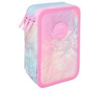 CoolPack XXL Federtasche Federmappe 3-Fach Schulstiftetui, dreifaches Federmäppchen, Federmäppchen für Mädchen, Kosmonaut