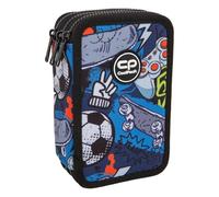 CoolPack XXL Federtasche Federmappe 3-Fach Schulstiftetui, dreifaches Federmäppchen, Federmäppchen für Mädchen, Jungen, Federmäppchen 44-teilig gefüllte Schüleretui 3-stöckig, Hobby